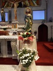 New statue of St. Barnabas, blessed on Sunday 27th September 2020