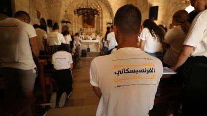 ottava marcia francescana in Siria 2022